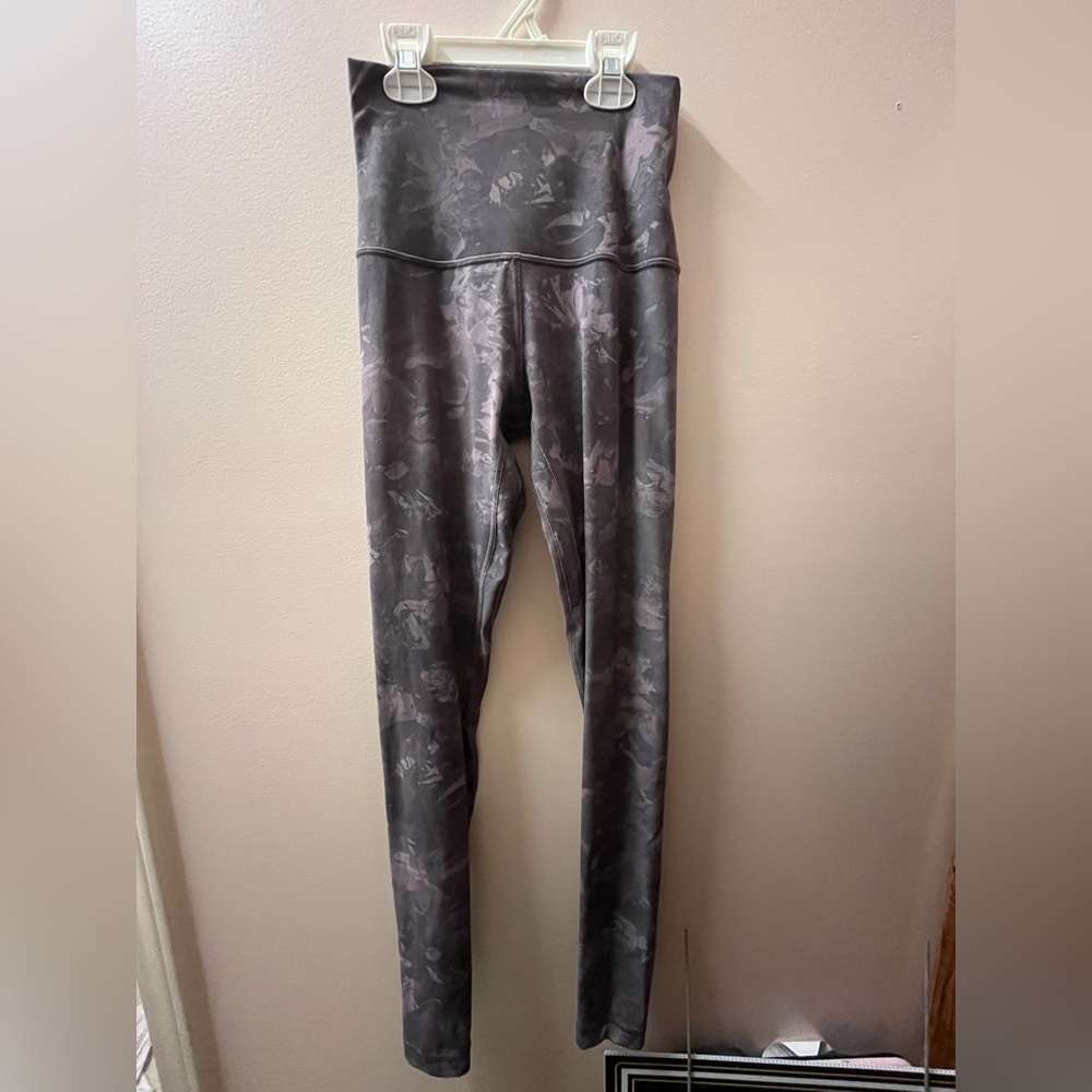 Lululemon Athletica Purple and Gray Leggings